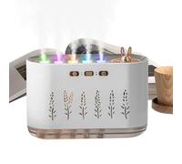 Humidificadores para dormitorio, humidificador ligero de habitación pequeña de 7 colores para dormitorio, gran capacidad de 700 ml, purificador de aire para guardería y hogar