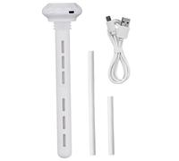 Humidificadores portátiles para viajes, mini humidificador USB que se adapta a cualquier botella de agua o taza Humidificador personal de niebla fría ajustable ultra silencioso con luz nocturna