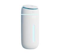 Humidificar portátil para coche, USB Humidificar Bedroom, pequeño Cool Mist Desktop Humidificar para plantas, coche, habitación infantil, compacto y silencioso con luz nocturna, ideal para uso