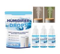 Humidifier Cleaner - 3 Pieces Universal Natural Home Cleaning Supplies - Humidifier Drops | for Home Offices Living Room Aquaarium Fish Tank Water Fountain Diffuser Fogger Nurserys