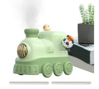 Humidifier for Baby - Quiet Cool Mist Diffuser with 300ml Capacity | Train Design Small Air Humidifier, Portable Bedroom Desk Office Nursery Home Indoor House Living Space,14.7x12.7x10.5cm Brown Green