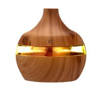 Humidifier Oil Diffuser - 9.5x9.5x14.8cm Humidification Device With LED Light, Small Office Humidifier For Home Meditators Yoga Studio Hotel Car Travelers Dorm Nursery Bedroom Study Library
