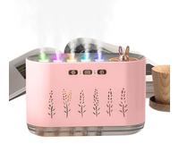 Humidifier with LED Light, Humidifiers for Bedroom, RGB Color Changing Air Purifier & Oil Diffuser for Home, Nursery, Room & Car, Quiet, Portátil, Soothing