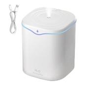 Humidifiers for Bedroom, 2L Noiseless Small Humidifier, 5.12x5.12x6.26 Inches Travel Friendly Kids Humidifier to Plants, Nurseries, Bedrooms, Large Rooms, Portable and Quiet Air Moisturizer