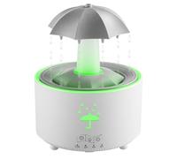 Humidifiers for Bedroom - 7 Color Rotating Umbrella Air Moisturizer with Remote and Timer, Quiet Ultrasonic Diffuser for Desk, Nightstand, Room, Apartment, Dorm, or Classroom Indoor Air Hydration