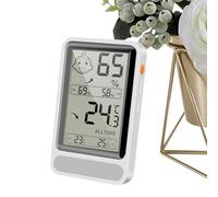Humidity and Temperature Monitor, Compact Digital Humidity Meter, 10x6x2 inches, Large Screen Temperature Display, Accurate Readings, Room Hygrometer for Indoor Use