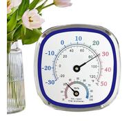 Humidity Gauge - Hygrometer Temperature Gauge | Moisture Meter | Precise Readings, Easy Read Display, Accurate Measurement, Perfect For Home Office Apartment Greenhouse Living Room Bedroom Study Nurse