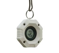 Humidity Meter, Outdoor Hygrometer, Portable, Multifunction Temp Gauge Accurate Hygrometer with Keychain for House, Greenhouse, Camping, Backpacking, Garden Cellar, Fridge, Reptile Tank, 7.4x7.9x3cm