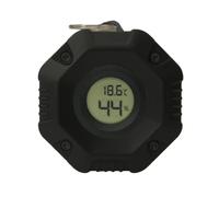 Humidity Meter, Outdoor Hygrometer, Portable, Multifunction Temp Gauge Accurate Hygrometer with Keychain for House, Greenhouse, Camping, Backpacking, Garden Cellar, Fridge, Reptile Tank, 7.4x7.9x3cm