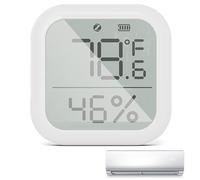 Humidity Sensor - Smart Temperature Sensor With Digital LCD Display | Smart APP Remote Control, Home Accessories For Plant Greenhouse, Apartment, Children's Room