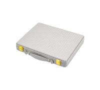 Humidor de cigarros Estuche for cigarros de cuero forrado con madera de cedro Capacidad 10 piezas Soporte for cigarros Humidor de cigarros portátil de viaje(White)