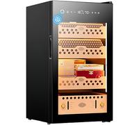 Humidor de cigarros Humidor Eléctrico Humidor Termostato Nevera Humidor con Control Inteligente de Humedad y Temperatura WIFI Bloqueo de Humidificador de Humidificador de Humidificador de