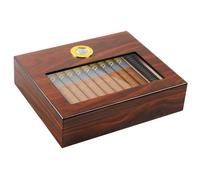 Humidor de Puros, Dayear Caja de Cigarros Humidor con Higrómetro y Humidificador, Humidor Cigar para 20-25 Cigarros (Cigarros no incluidos)