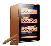 Humidor de puros para 350-400 puros, forro de cedro español, sello magnético para puerta, control de humedad ajustable, humidificador eléctrico