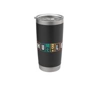 Humilde odómetro divertido regalos de ajetreo para hombres y mujeres Vaso térmico de acero inoxidable de doble pared