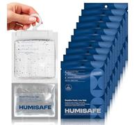 HUMISAFE Pack x10 2,3KG Bolsas Antihumedad Armarios | Antihumedad Habitacion | Absorbe Humedad | Deshumidificador Percha Colgante | Quita Moho, Olores y Humedades. Calidad Europea.