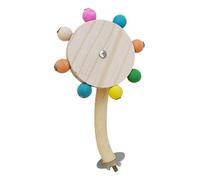 Humkopnl Juguete giratorio para pájaros | Juguete de gimnasio para pájaros | Divertido juguete de perca para pájaros, juguete de perca natural para periquitos, periquitos, pájaros, conure