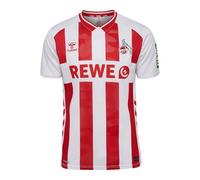 hummel 1. FC Köln - Camiseta para hombre (2025/2026), color blanco y rojo