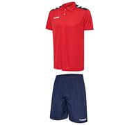 hummel Academy Trip Kit Set Rojo y azul marino 100% poliéster UNISEX talla L Unisex adulto