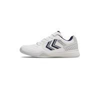Hummel All Court - Zapatillas de Balonmano Unisex, Color Blanco Brillante, Talla 36 EU, Falda Lunar Blanca Brillante, 36 EU