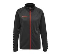 hummel AUTHENTIC Chaqueta deportiva para mujer, chaqueta de entrenamiento y chaqueta para correr, chaqueta fina para deporte, fitness y uso diario, con cremallera, bolsillos y cuello alto, de tejido