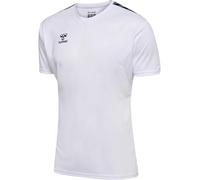 Hummel Camiseta deportiva Authentic PL – Hombre, manga corta, corte normal, 100% poliéster reciclado