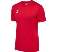 Hummel Authentic PL - Camiseta Deportiva de Manga Corta para Hombre, Corte Normal, 100% poliéster Reciclado, Transpirable y de Secado rápido