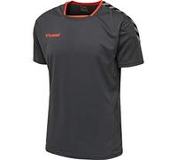 hummel Authentic Poly Trikot Kurzarm Kids F9402 grauorange 8 (128)