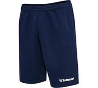 hummel Bermudas de algodón Hmlmover para Hombre, Azul Marino, S