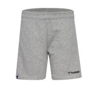 hummel Bermudas de algodón Unisex para niños, Color Gris Jaspeado, Talla 152 EU