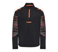 hummel Blaze Pro TRG - Sudadera con media cremallera para niños, color negro, talla 14 (164)