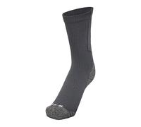 hummel Hmlpro-Calcetines de Entrenamiento Bajos, Asfalto/Blanco, 39-42 Unisex Adulto