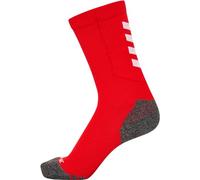 hummel Hmlpro Training Socks Low Calcetines de Entrenamiento, Rojo y Blanco, 39-42 Unisex Adulto