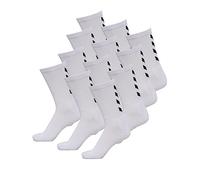 hummel Calcetines deportivos unisex Fundamental - Pack de 12, Blanco (9001), 38-42