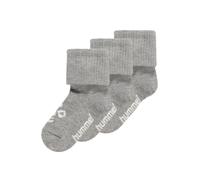 Hummel Calcetines 'Sora' gris moteado / blanco 18-20 gris moteado / blanco