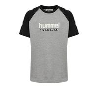 hummel Camiseta con logotipo para niños, color gris, 4 (104)