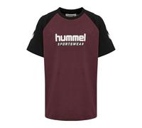 hummel Camiseta con logotipo para niños, color lila, talla 4 (104)