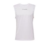 Hummel Camiseta funcional gris / blanco M gris / blanco