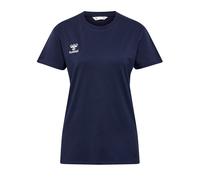 Hummel Camiseta Mujer Cuello Redondo Logo Bordado Regular Ajuste Básico Deportiv