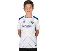 Hummel - Camiseta oficial CD Tenerife Primera Equipación 2025-2026 Niño, Unisex, White, 140 cm