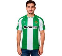 Hummel - Camiseta oficial Real Betis Primera Equipación 2025-2026, Unisex, Verde-Blanco, XL