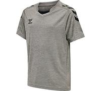 hummel Camiseta Unisex para niños Hmlcore Xk Poly Jersey S/S Kids, Unisex niños, Camiseta, 211456, Gris, 128