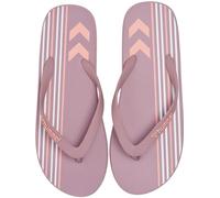hummel Chanclas con múltiples rayas unisex Athleisure y Poochuhe con transpirable, Woodrose, 36 EU