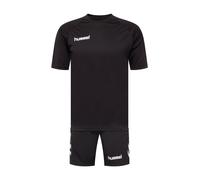 hummel Promo F9001 - Conjunto de camiseta de manga corta para hombre, color negro