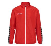 Hummel Chaqueta deportiva 'Authentic' gris / rojo fuego / negro / blanco 152 gris / rojo fuego / negro / blanco