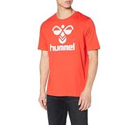 hummel Classic Logo tee-Camiseta SS, Hombre, Rojo, Small