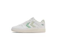 hummel St. Power Play Wmns Lzd, Zapatillas Mujer, Jade Blanco Brillante, 39 EU