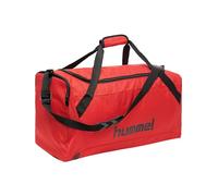 hummel CORE - Bolso deportivo, color rojo True Rot y negro, talla XS