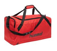 hummel CORE - Bolso deportivo, color rojo True Rot y negro, talla M