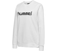 hummel Cotton Logo Sweatshirt Damen Weiss M